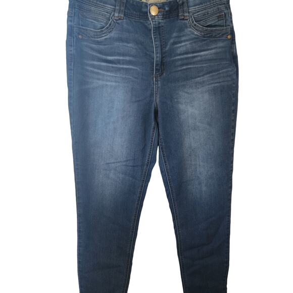 Democracy ab technology blue jeans Tapered legs size 14 - Picture 1 of 6